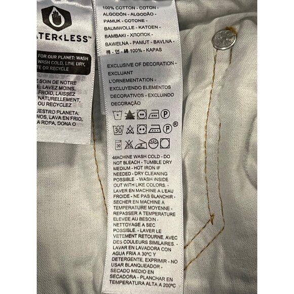 Levi’s 501 Denim Shorts Jean Size 25 Buttonfly Distress Cutoffs Light Wash EUC - Picture 6 of 7